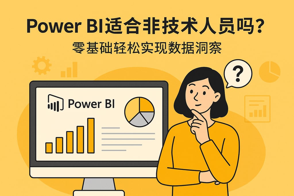 Power BI适合非技术人员吗？零基础轻松实现数据洞察